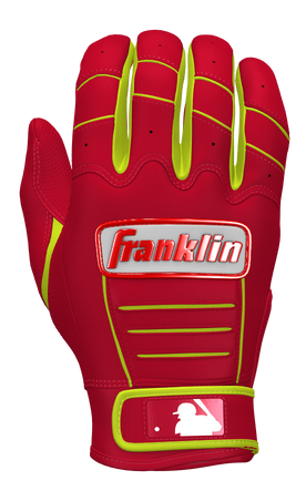 Franklin - Red/Optic Custom CFX Pro Batting Gloves