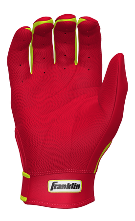 Franklin - Red/Optic Custom CFX Pro Batting Gloves