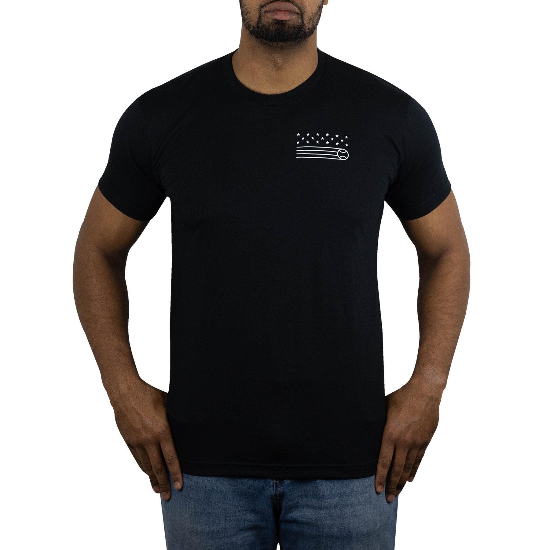 Baseballism Stars and Strikes Men's T-Shirt