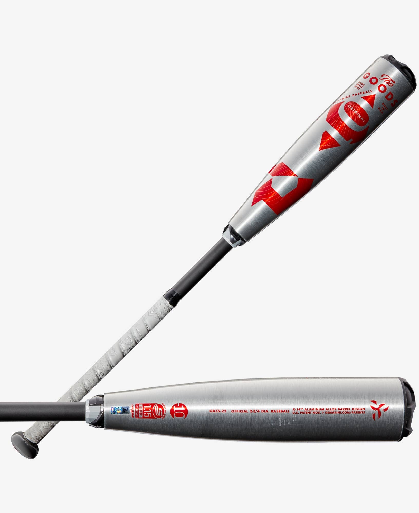 DeMarini 2022 The Goods (-10) USSSA BASEBALL BAT (WTDXGBZ-22)