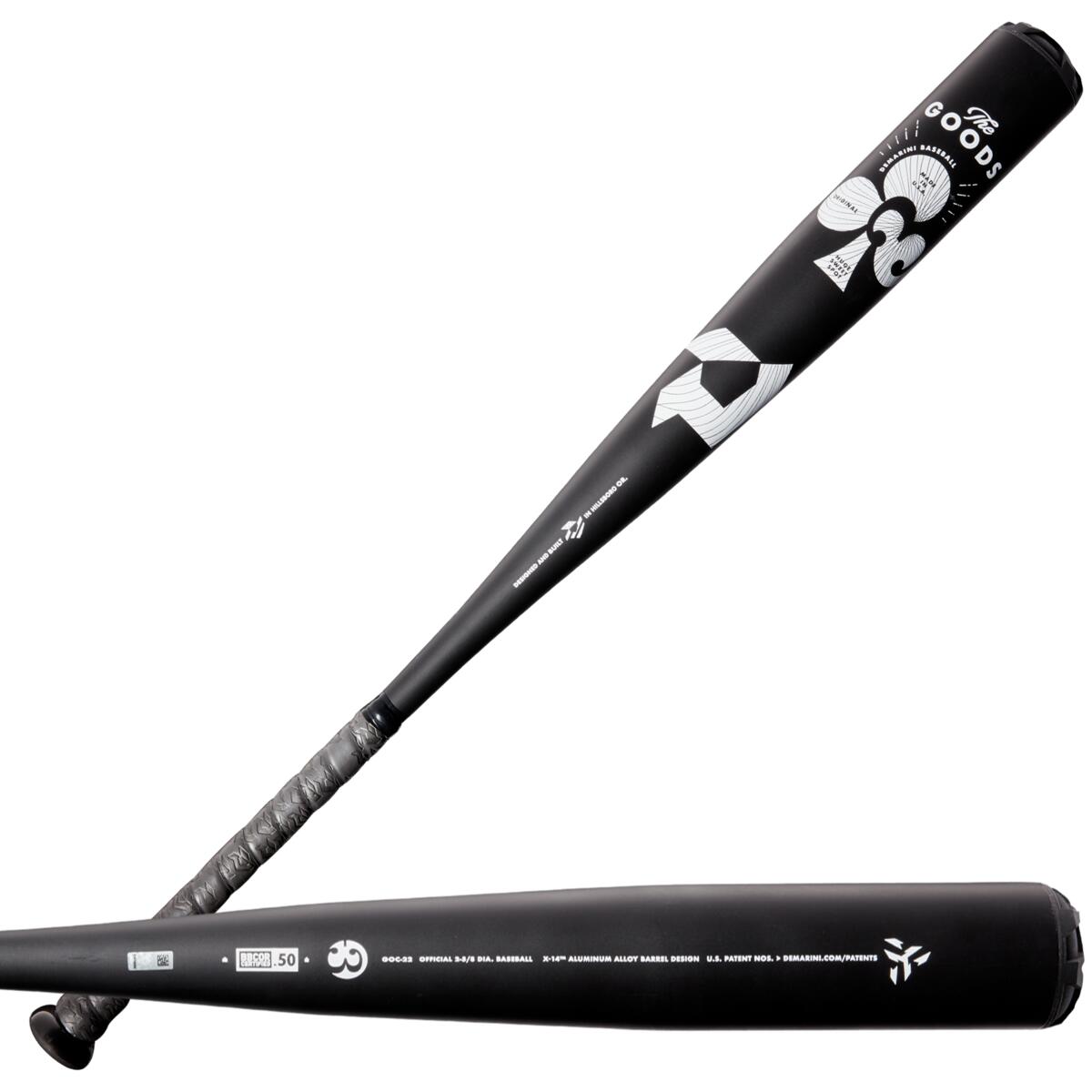 DeMarini 2022 Goods One Piece BBCOR (-3) Baseball Bat (WTDXGOC-22)