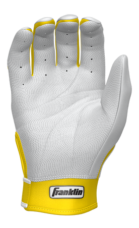 Franklin Custom CFX White/Yellow Batting Gloves