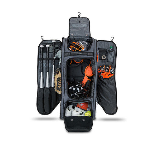 Bownet Commander Catcher's Rolling Wheeled Bag