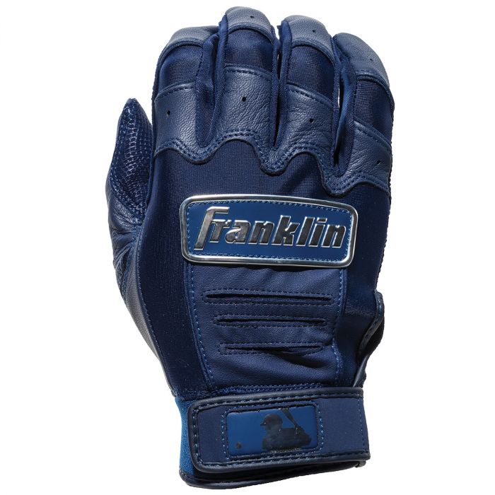 Franklin CFX Pro Chrome Batting Gloves - Adult - Navy