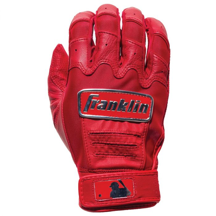 Franklin CFX Pro Chrome Batting Gloves - Adult - Red