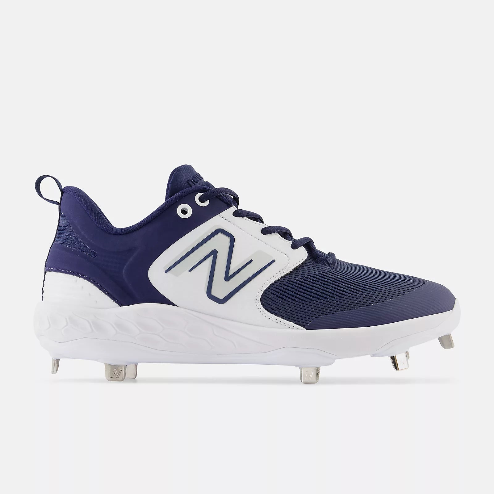 New Balance Navy/White L3000v6 Metal Spikes