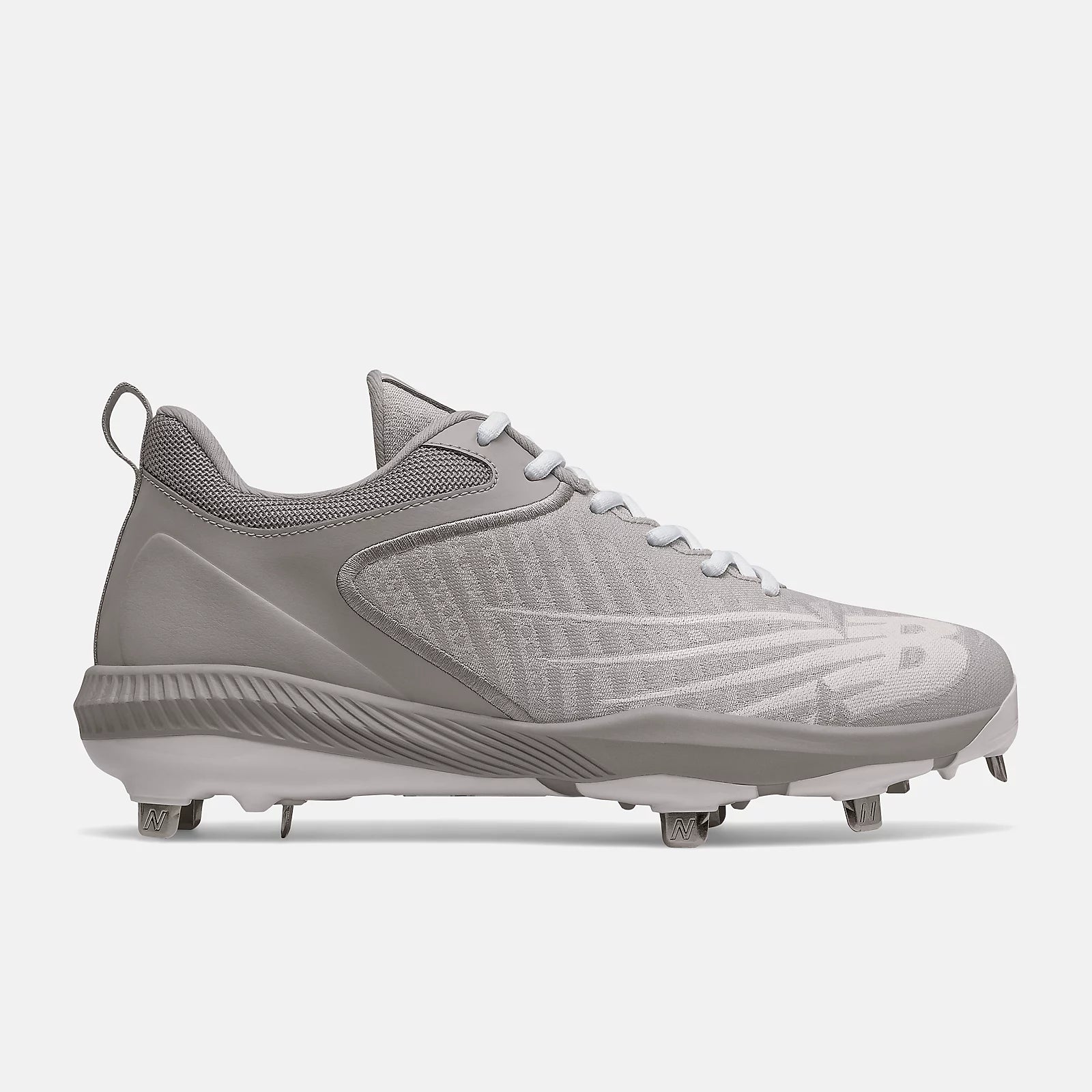 New Balance - Grey/White FuelCell 4040v6 Metal Spikes (L4040TG6)