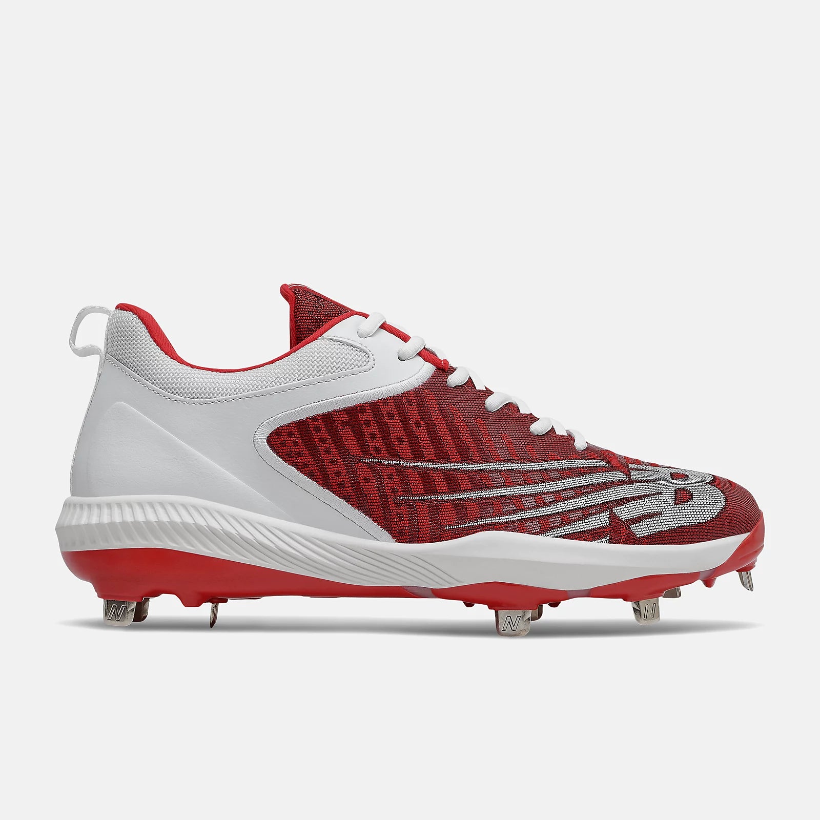 New Balance - Red/White FuelCell 4040v6 Metal Spikes (L4040TR6)
