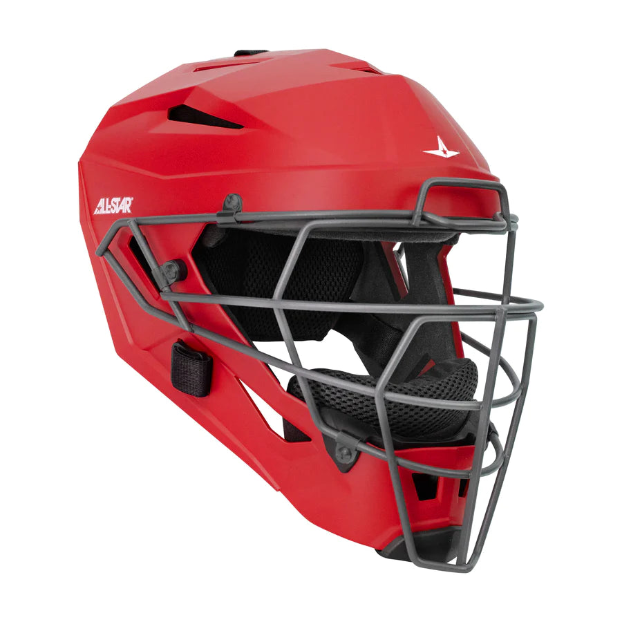 all star helmet football All-Star S7 Fastpitch Youth Batting W/Attached AFX Cage BH3010-FGAF Star MVP Catchers Head Gear All-Star Catalyst OP Youth Football