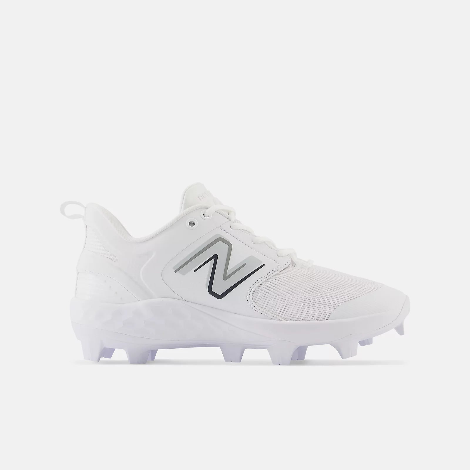 New Balance White PL3000v6 Molded Cleats