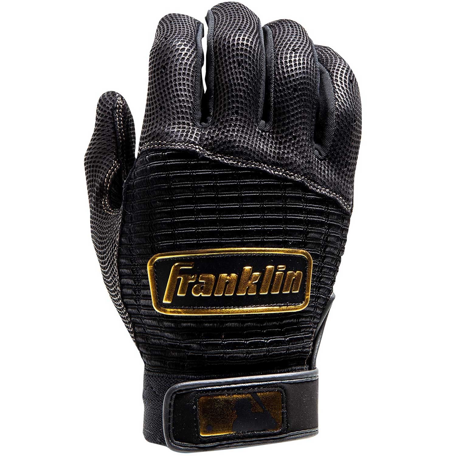 Franklin Pro Classic Batting Gloves - Adult - Black/Gold