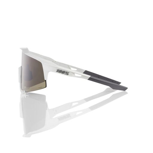 100% - Speedcraft - Matte White/HiPER Silver Mirror (61001-000-76)