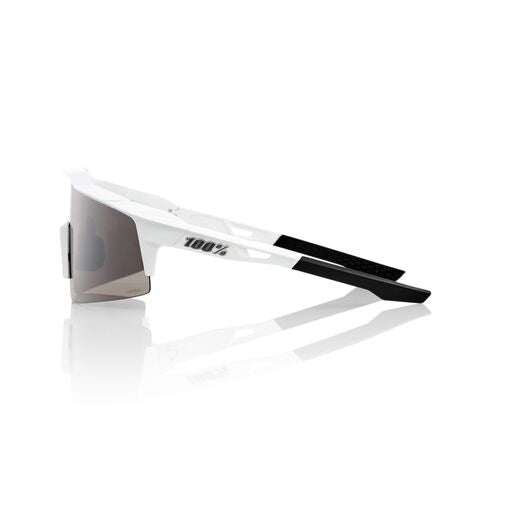 100% - Speedcraft SL - Matte White/HiPER Silver Mirror (61002-000-76)