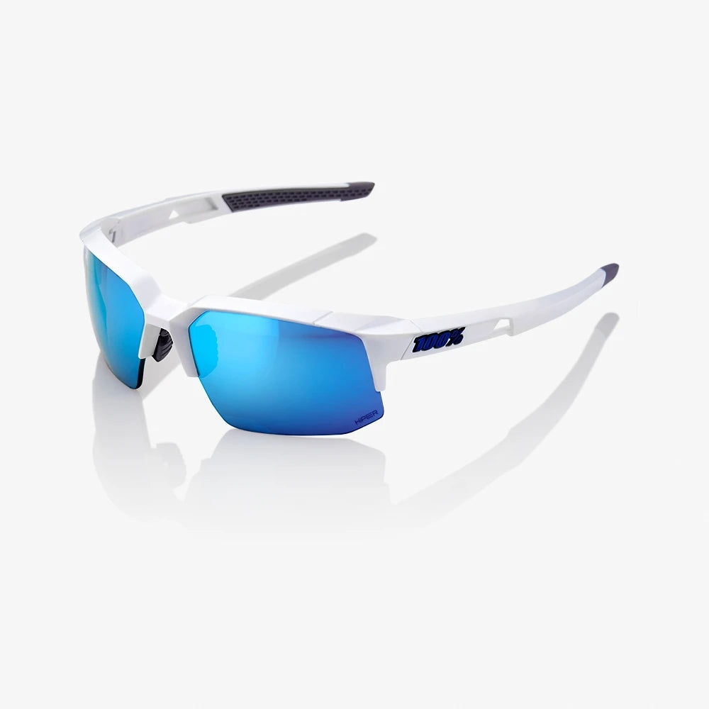 100% - SpeedCoupe - Matte White/HiPER Blue Multilayer (61031-000-75)