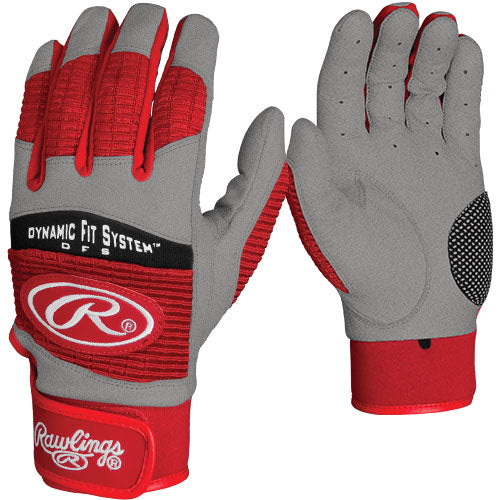 Rawlings Adult Workhorse 950 Series Batting Glove - Red