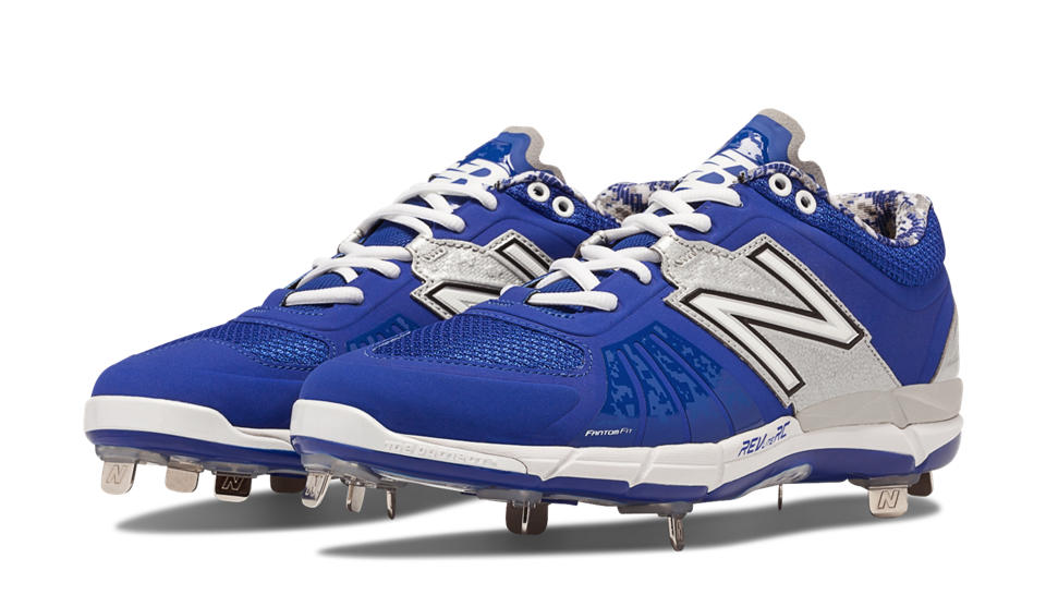 New Balance - Royal/Silver Low 3000v2 Baseball Spikes (L3000TB2)