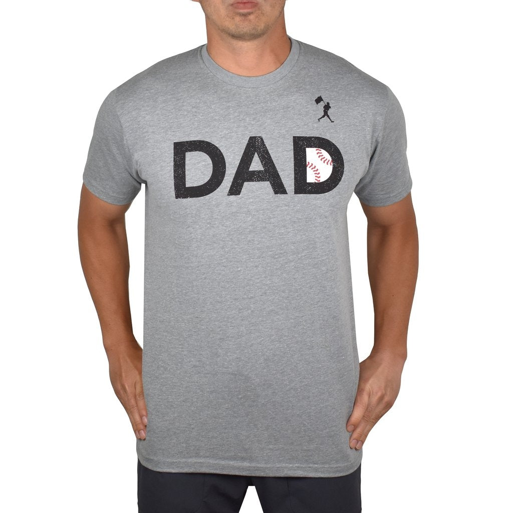 Baseballism - Baseball Dad Grey T-Shirt (Men's)