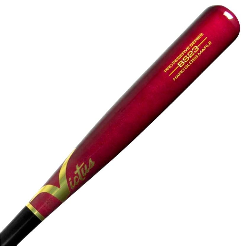 Victus BS23 Pro Reserve Black/Cherry Hard Gloss Maple Bat
