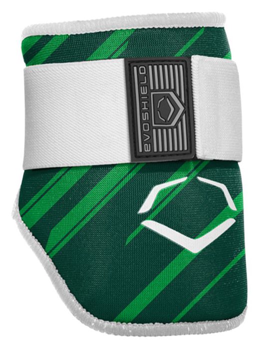 EvoShield Batters Elbow Guard - Adult - Green Speed Stripe