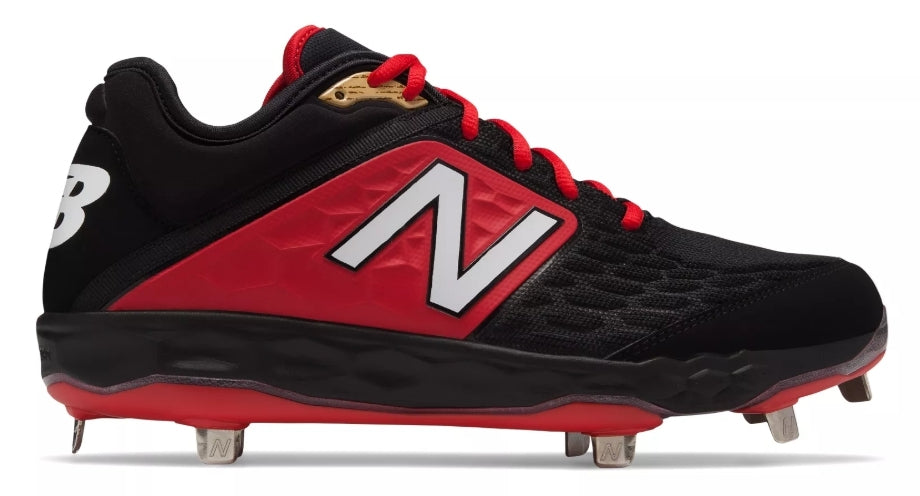 New Balance - Black/Red Low-Cut L3000v4 Metal Spikes (L3000BR4)