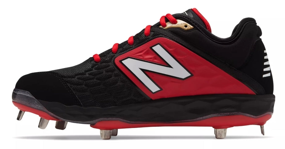 New Balance - Black/Red Low-Cut L3000v4 Metal Spikes (L3000BR4)