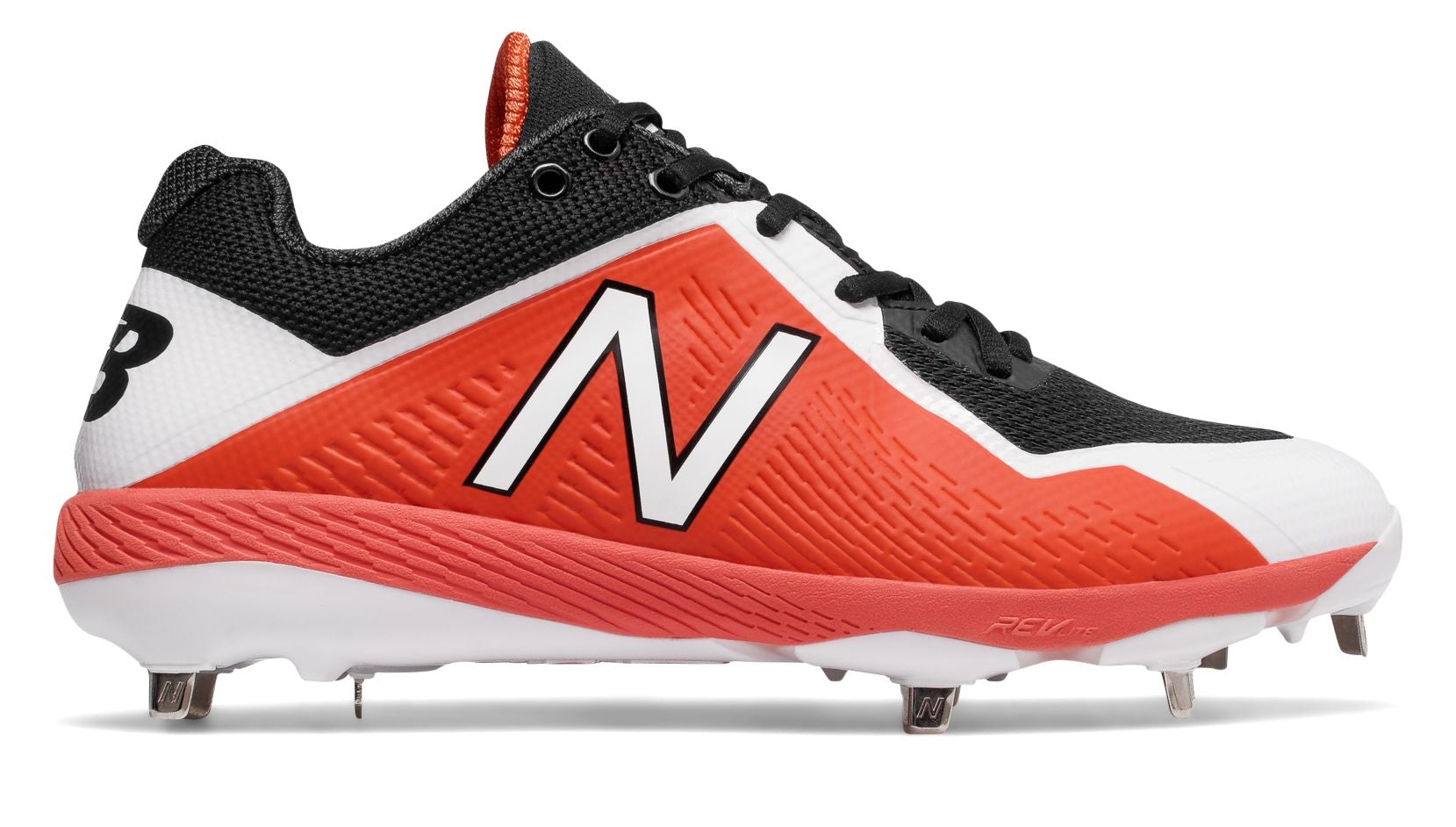 New Balance - Black/Orange 4040v4 Baseball Spikes (L4040BO4)