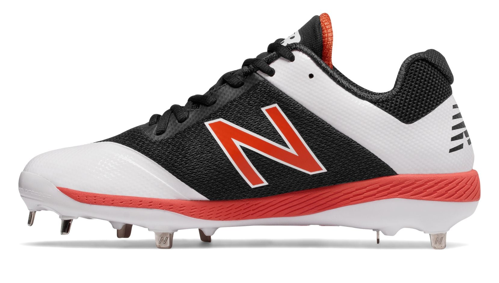 New Balance - Black/Orange 4040v4 Baseball Spikes (L4040BO4)