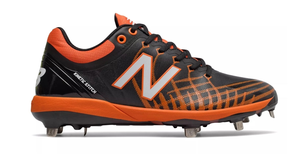 New Balance 4040v5 Metal Spikes - Black/Orange (L4040BO5)