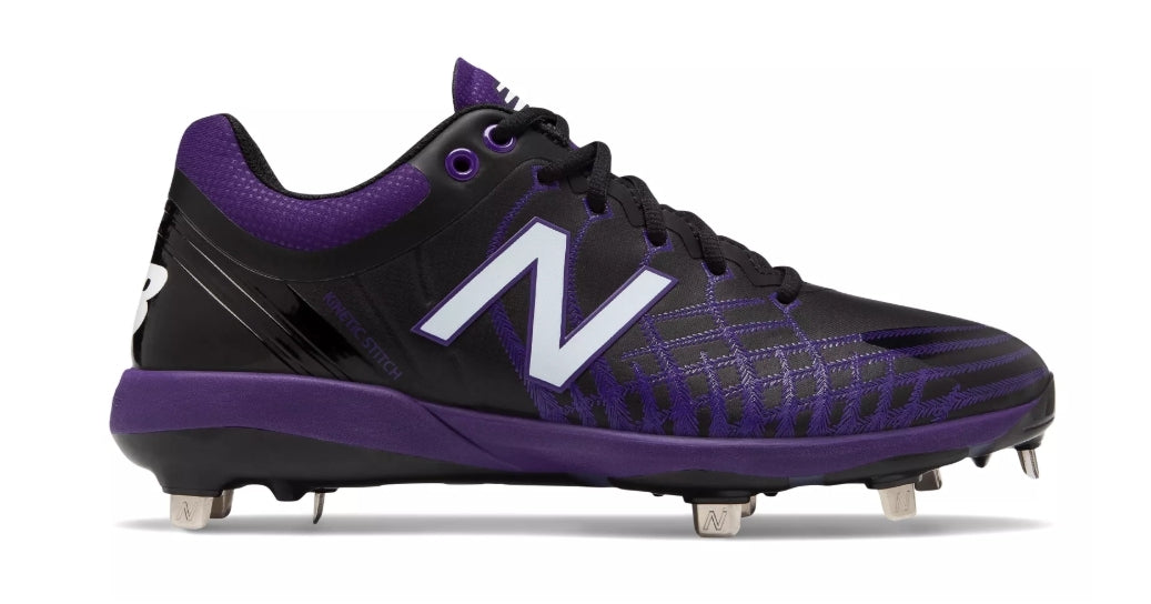 New Balance 4040v5 Metal Spikes - Black/Purple (L4040BP5)