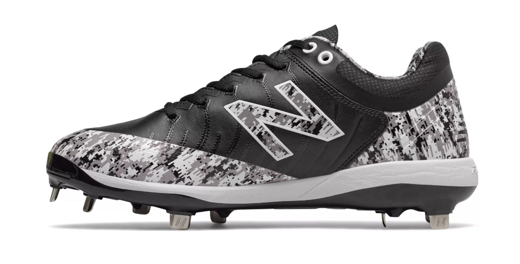 New Balance 4040v5 Metal Spikes - Black/White (L4040PK5)