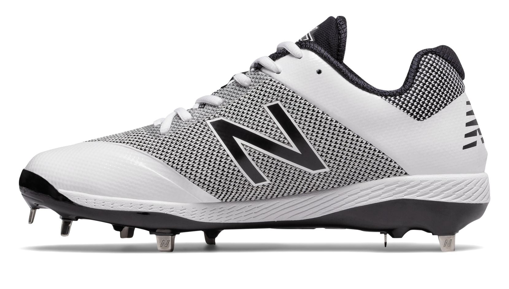 New Balance - White/Black Camo 4040v4 Baseball Spikes (L4040PW4)