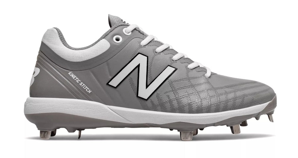 New Balance 4040v5 Metal Spikes - Grey/White (L4040TG5)