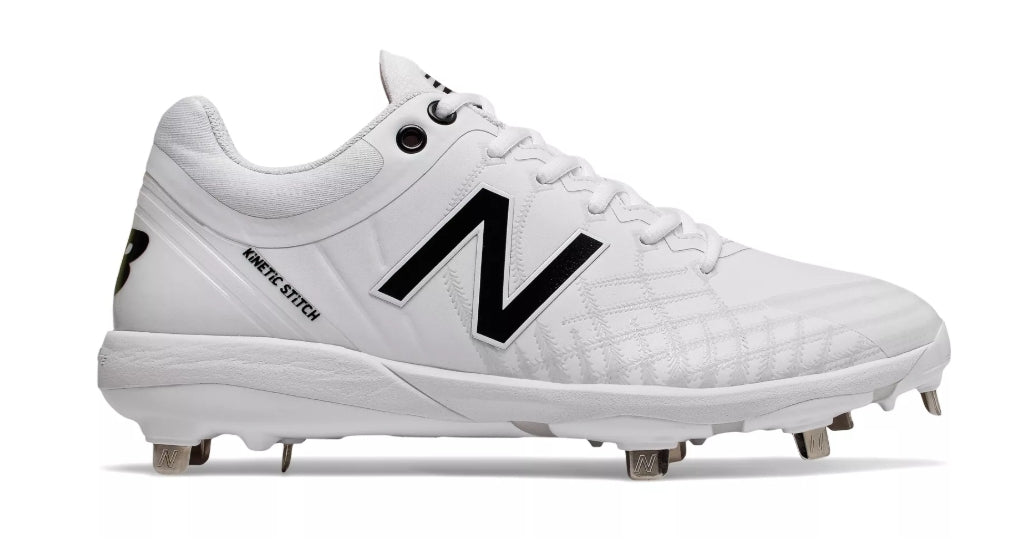 New Balance 4040v5 Metal Spikes - White/Black (L4040TW5)