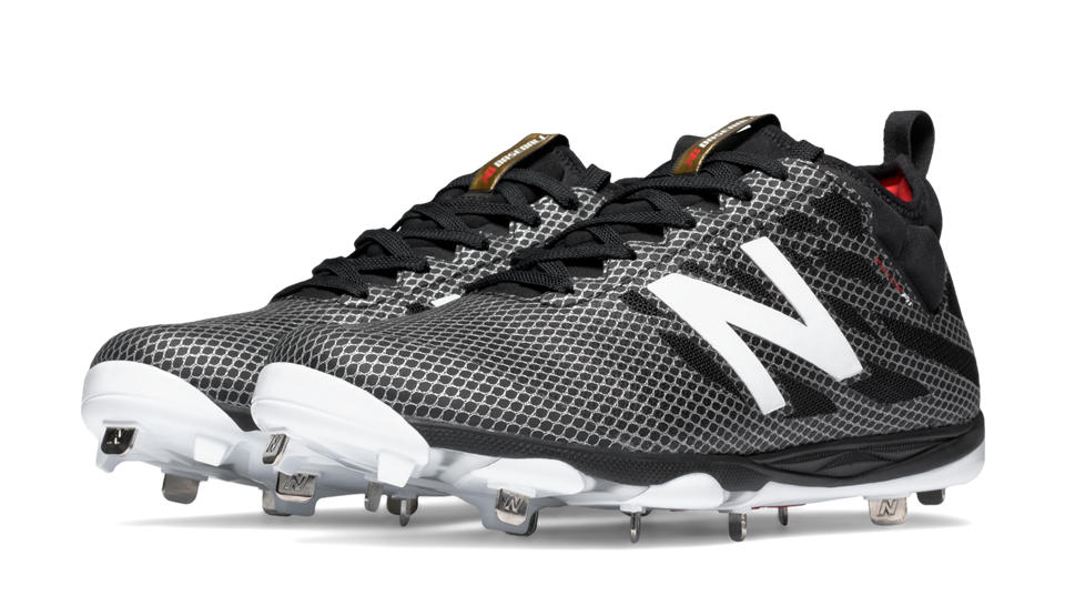 New Balance - Black/Silver Low-Cut 406 Metal Baseball Spikes (L406BG1)