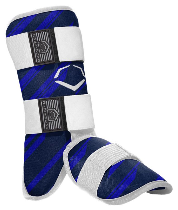 EvoShield Batters Leg Guard - Adult - Navy Speed Stripe