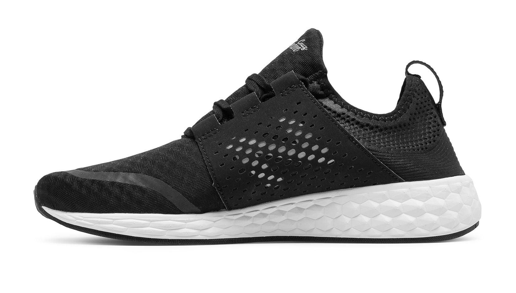 New Balance - Black/White Fresh Foam Running Shoes (MCRUZBK)