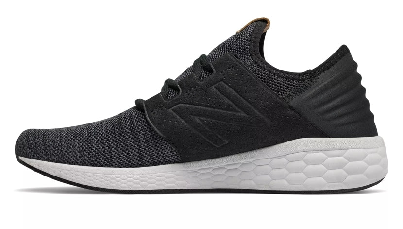 New Balance - Men's Black/Magnet Fresh Foam Cruz v2 Knit (MCRUZKB2)