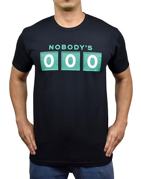 Baseballism - Nobody's Perfect - Black T-Shirt (Men's)