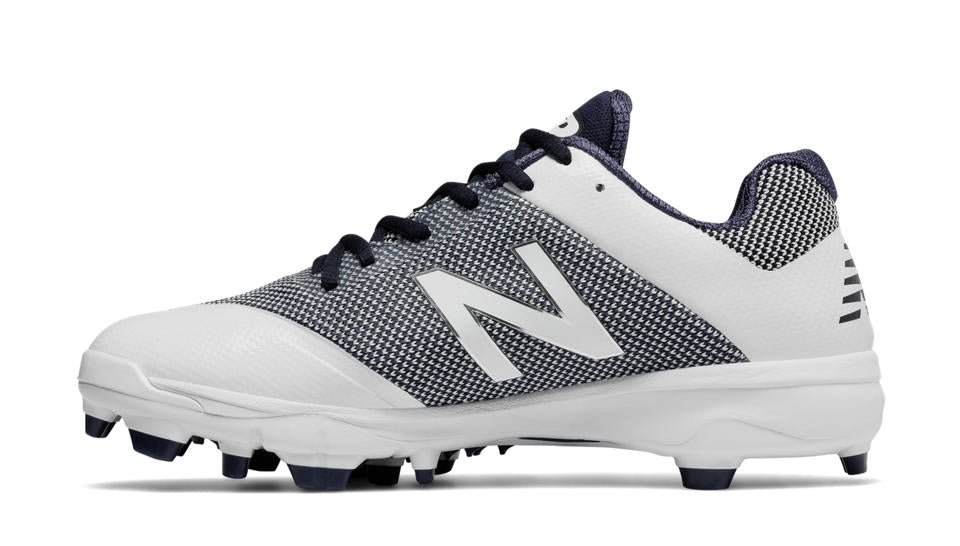 New Balance - Navy/White Low Rubber Baseball Cleats (PL4040N4)