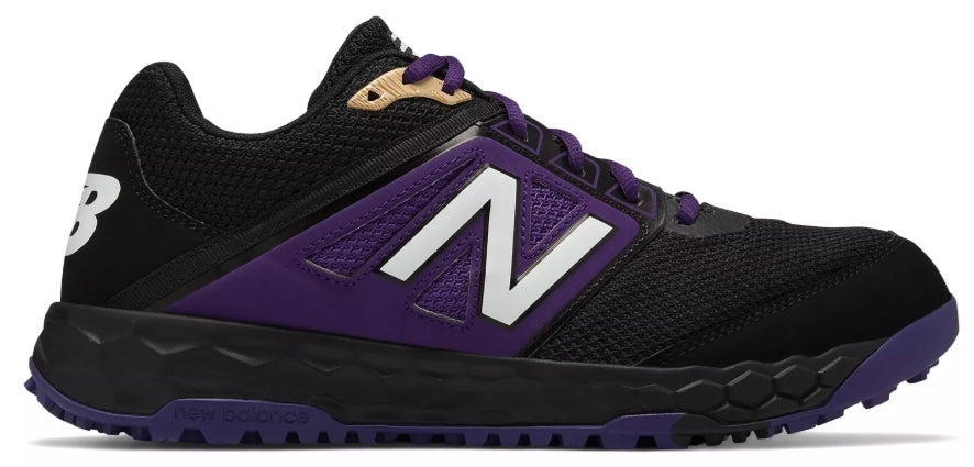 New Balance - Black/Purple Fresh Foam T3000v4 Men's Turfs (T3000BP4)