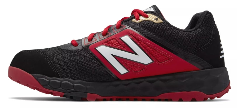 New Balance - Black/Red Fresh Foam T3000v4 Men's Turfs (T3000BR4)