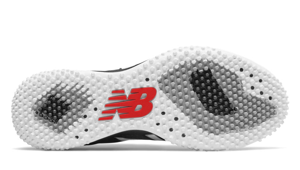 New Balance - Black/White 4040v4 Baseball Turf Shoes (T4040BK4)