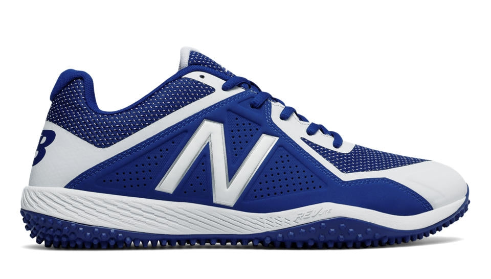 New Balance - Royal/White 4040v4 Baseball Turf Shoes (T4040TB4)