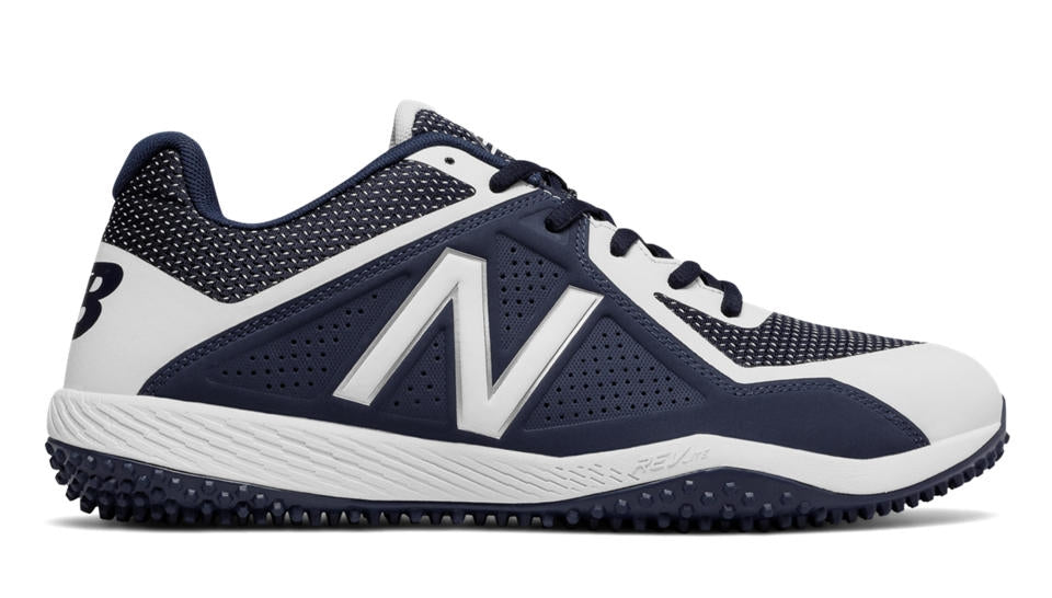 New Balance - Navy/White 4040v4 Baseball Turf Shoes (T4040TN4)