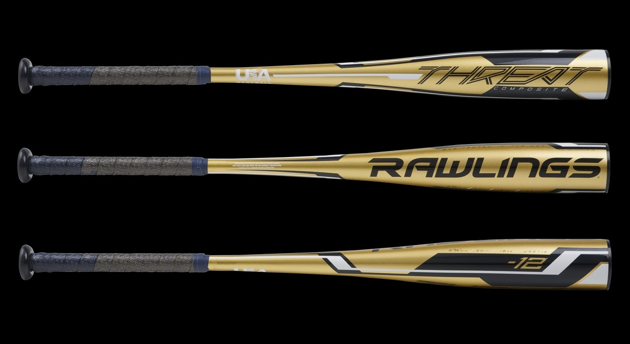Rawlings 2020 Threat USA (-12, 2 5/8") Baseball Bat (USZT12)