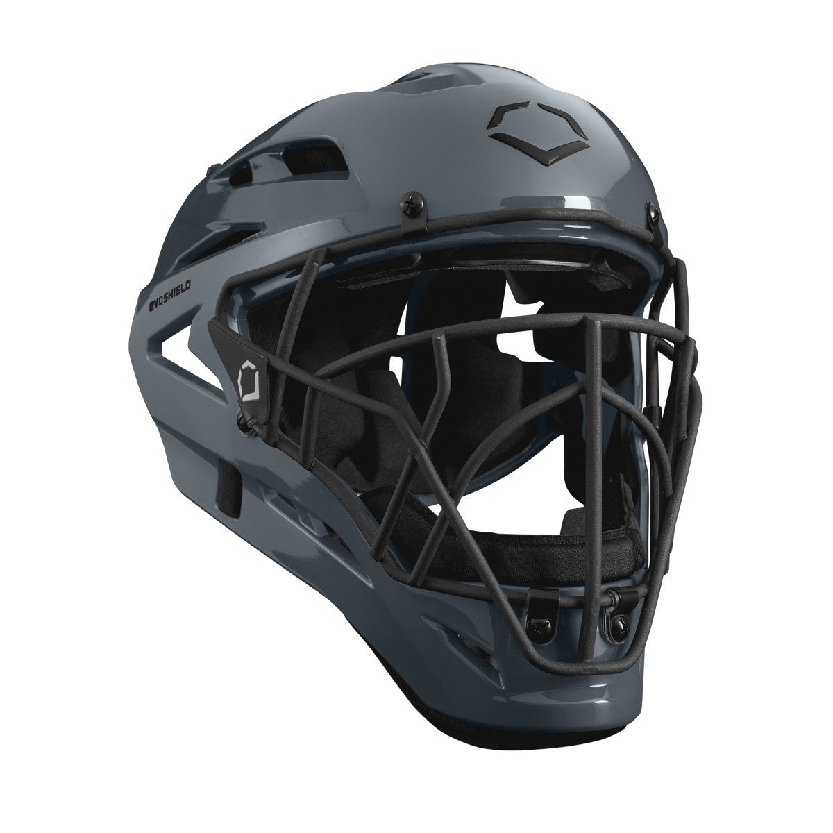 EvoShield Pro-SRZ Charcoal Catcher's Helmet: WB5708402