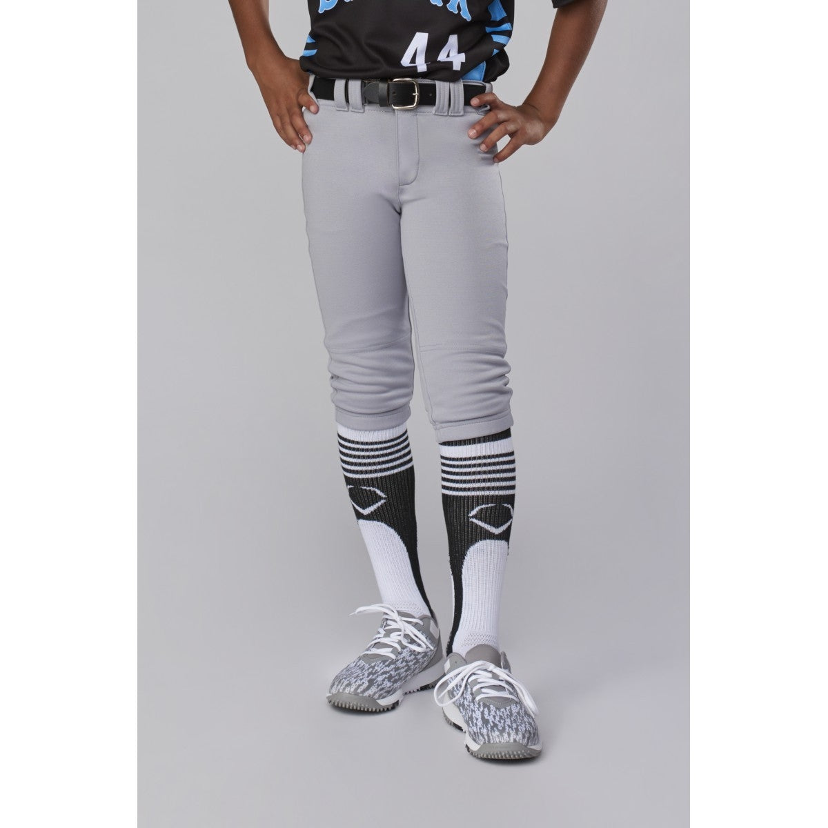 Evoshield Salute Youth Gray Knicker Baseball Pants: WB6000602