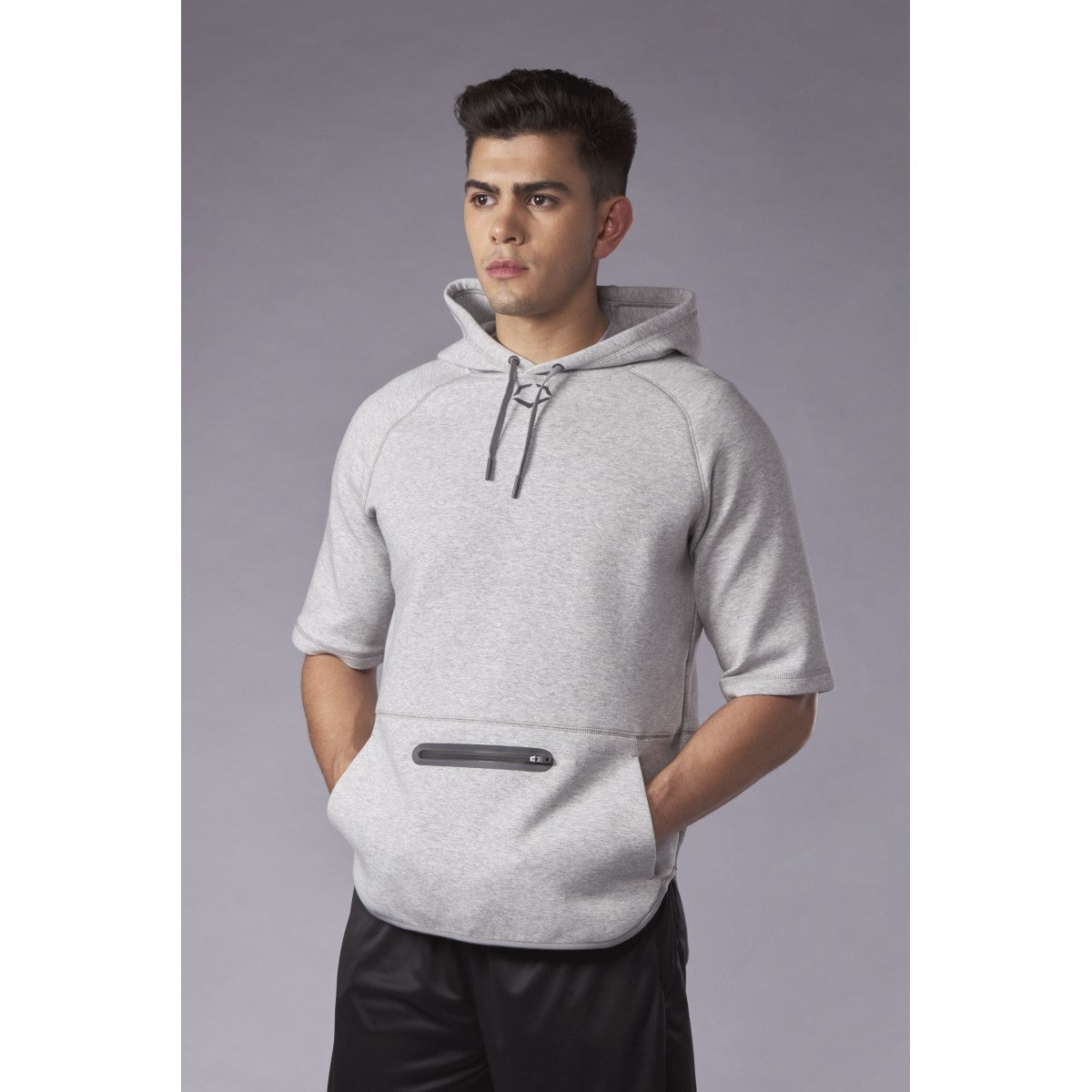 Evoshield Men's Pro Team Short Sleeve Hoodie - Grey