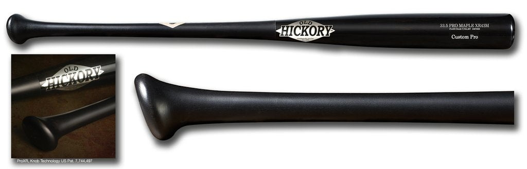 Old Hickory Angled Knob - Pro XR43M Custom Pro Maple Bat