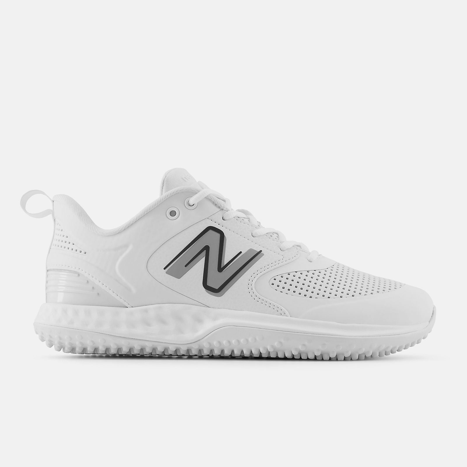 New Balance White T3000v6 Turf Shoes